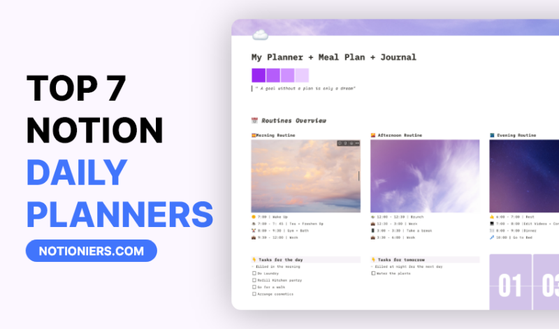 32+ Best Notion Daily Planners [2024]