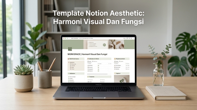 Template Notion Aesthetic: Harmoni Visual Dan Fungsi